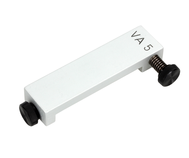 Linker Materialanschlag VA 5 aus eloxiertem Aluminium für Varga VA 1 und VA 10 Tischkreissägen, zur präzisen Positionierung großformatiger Werkstücke.