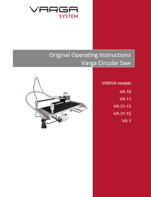 Operating Instructions Varga Circular Saws